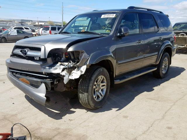 5TDBT48A76S261247 - 2006 TOYOTA SEQUOIA LI SILVER photo 2