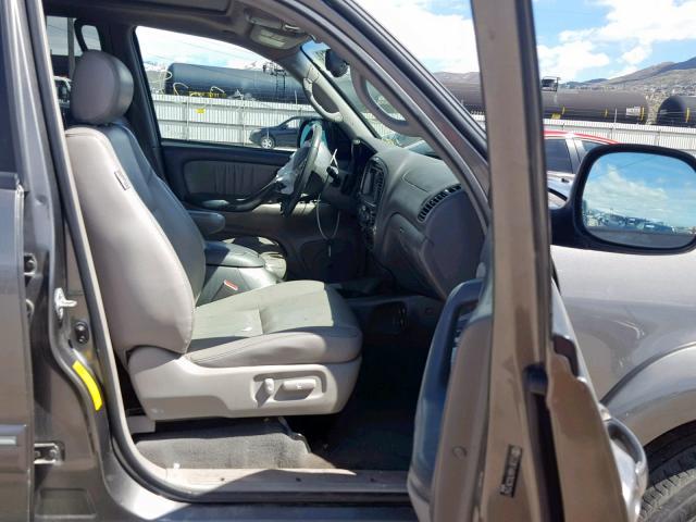 5TDBT48A76S261247 - 2006 TOYOTA SEQUOIA LI SILVER photo 5