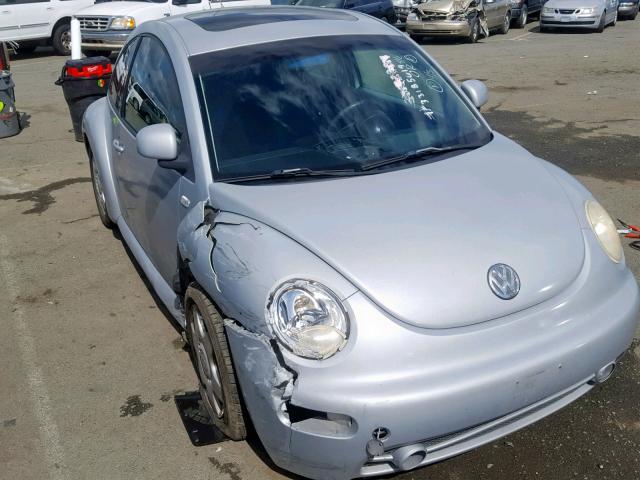 3VWCC21C2YM404352 - 2000 VOLKSWAGEN NEW BEETLE ნაცრისფერი ფოტო 1