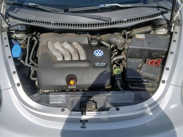 3VWCC21C2YM404352 - 2000 VOLKSWAGEN NEW BEETLE ნაცრისფერი ფოტო 7