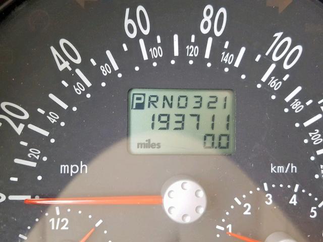 3VWCC21C2YM404352 - 2000 VOLKSWAGEN NEW BEETLE ნაცრისფერი ფოტო 8