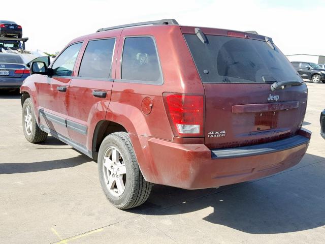 1J4GR48K86C367828 - 2006 JEEP GRAND CHER BURGUNDY photo 3