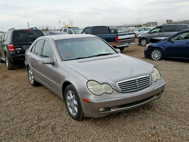 WDBRF61J04F465914 - 2004 MERCEDES-BENZ C 240 GRAY photo 1