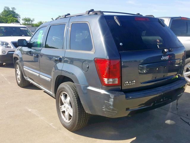 1J8GR48KX7C555167 - 2007 JEEP GRAND CHER BLUE photo 3