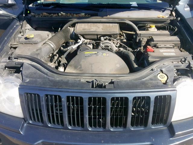 1J8GR48KX7C555167 - 2007 JEEP GRAND CHER BLUE photo 7