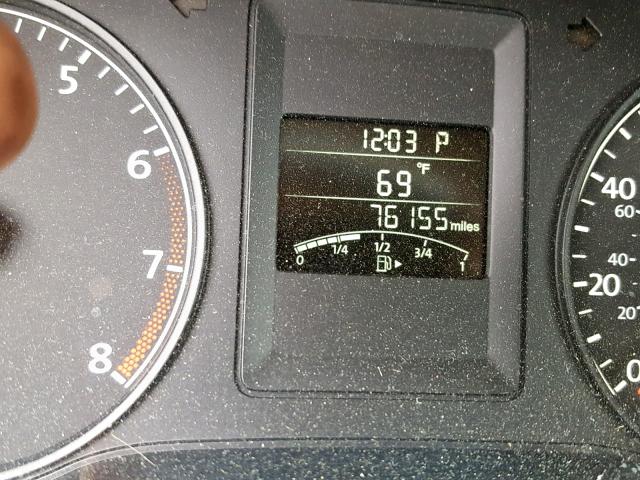 3VW2K7AJ7DM399024 - 2013 VOLKSWAGEN JETTA BASE 黑色 照片 8