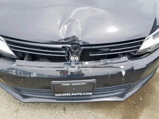 3VW2K7AJ7DM399024 - 2013 VOLKSWAGEN JETTA BASE 黑色 照片 9