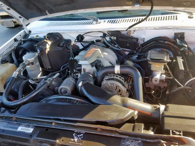 1GTCS19W0P0501078 - 1993 GMC SONOMA WHITE photo 7