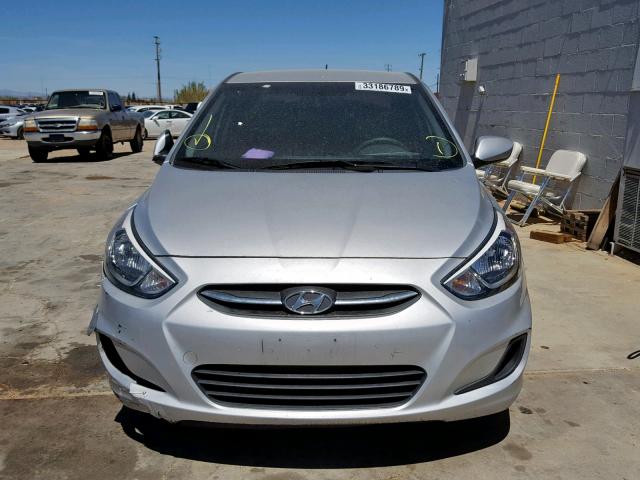 KMHCT4AE2GU137803 - 2016 HYUNDAI ACCENT SE SILVER photo 9