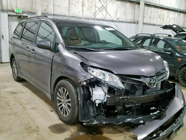 5TDYZ3DC0KS004743 - 2019 TOYOTA SIENNA LIM GRAY photo 1