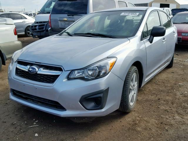 JF1GJAA67EH025464 - 2014 SUBARU IMPREZA SILVER photo 2