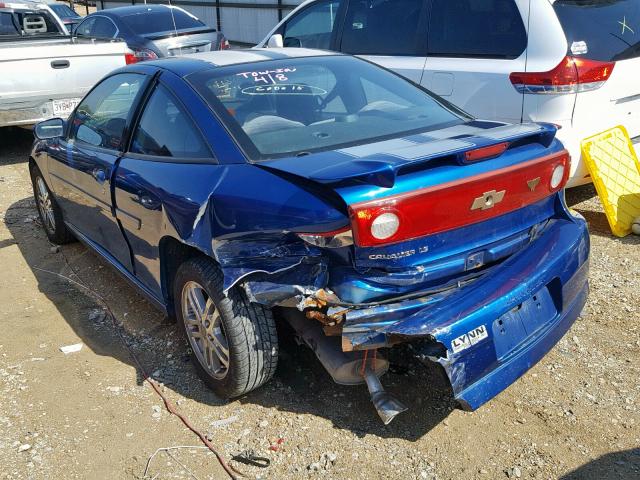 3G1JH12F64S165871 - 2004 CHEVROLET CAVALIER L BLUE photo 3