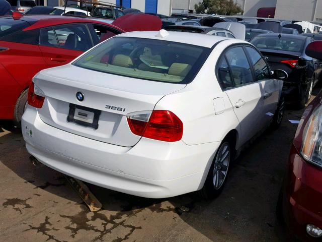 WBAVC53587FZ77974 - 2007 BMW 328 I SULE WHITE photo 4