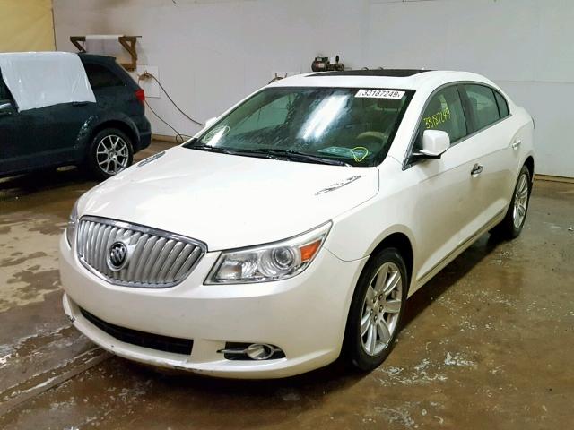 1G4GD5GD3BF147871 - 2011 BUICK LACROSSE C WHITE photo 2