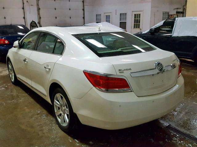 1G4GD5GD3BF147871 - 2011 BUICK LACROSSE C WHITE photo 3