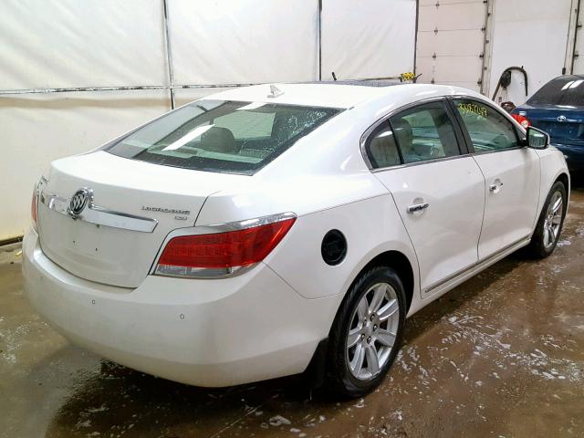 1G4GD5GD3BF147871 - 2011 BUICK LACROSSE C WHITE photo 4