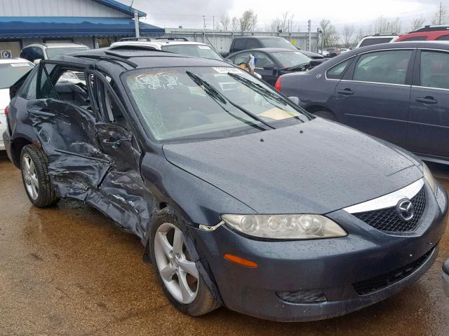 1YVFP82D945N75611 - 2004 MAZDA 6 S CHARCOAL photo 1