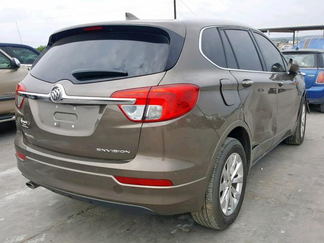 LRBFXBSA7HD125636 - 2017 BUICK ENVISION E BROWN photo 4