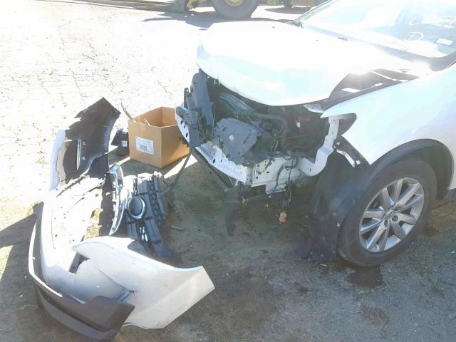 2FMDK3JC0DBC25704 - 2013 FORD EDGE SEL WHITE photo 9