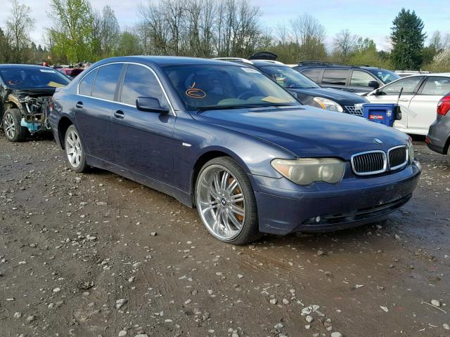 WBAGL63442DP56284 - 2002 BMW 745 I BLUE photo 1