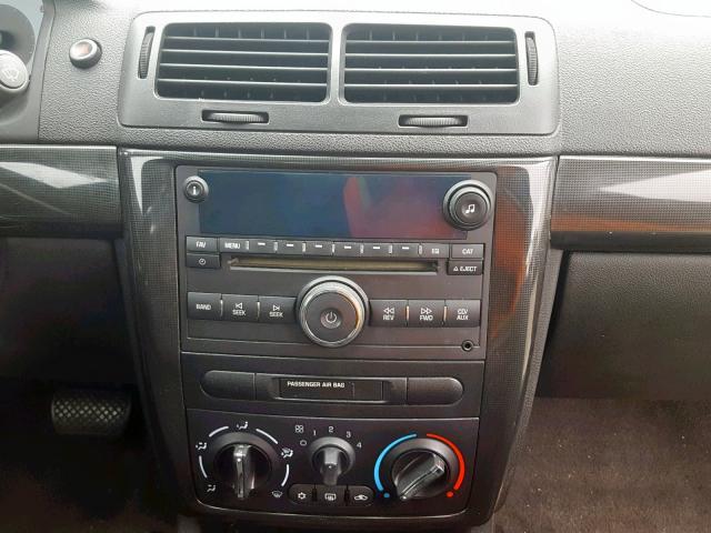 1G2AL18F387102894 - 2008 PONTIAC G5 RED photo 9