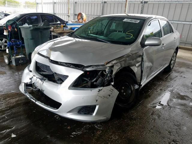 2T1BU4EE3AC290640 - 2010 TOYOTA COROLLA BASE  photo 2