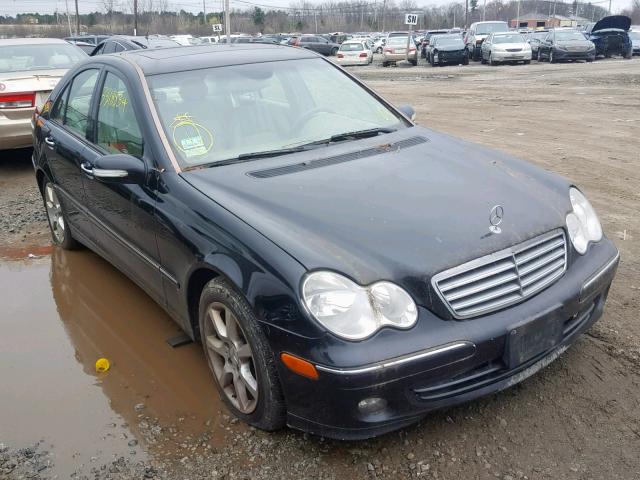 WDBRF92H37F866715 - 2007 MERCEDES-BENZ C 280 4MAT BLACK photo 1