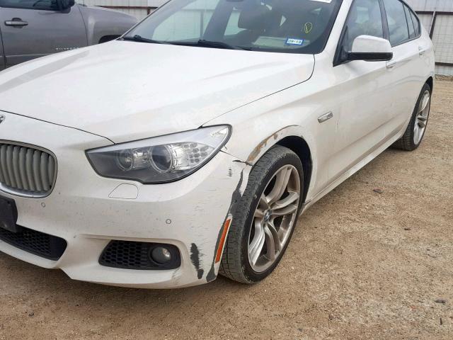 WBASN4C54CC210173 - 2012 BMW 550 IGT WHITE photo 9