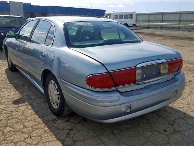 1G4HP52K634134983 - 2003 BUICK LESABRE CU BLUE photo 3