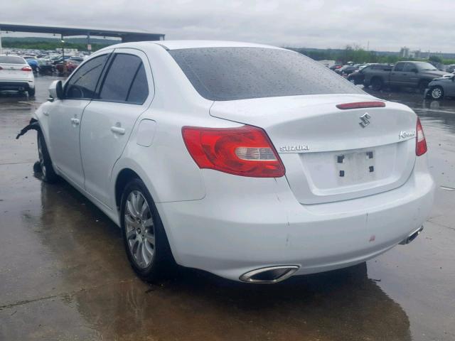 JS2RE9A31A6100313 - 2010 SUZUKI KIZASHI SE WHITE photo 3