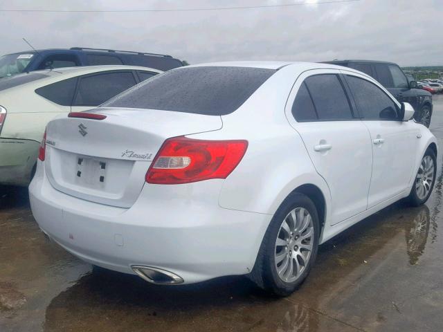 JS2RE9A31A6100313 - 2010 SUZUKI KIZASHI SE WHITE photo 4