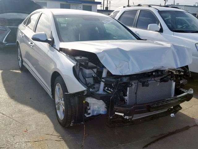 5NPE34AF3JH676843 - 2018 HYUNDAI SONATA SPO SILVER photo 1