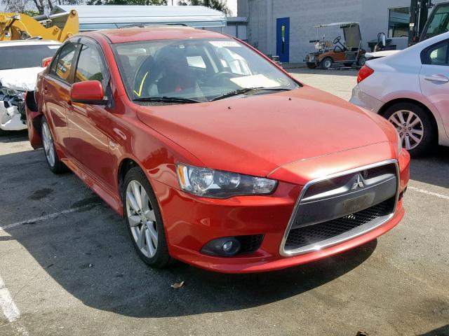 JA32U8FWXEU011187 - 2014 MITSUBISHI LANCER GT RED photo 1