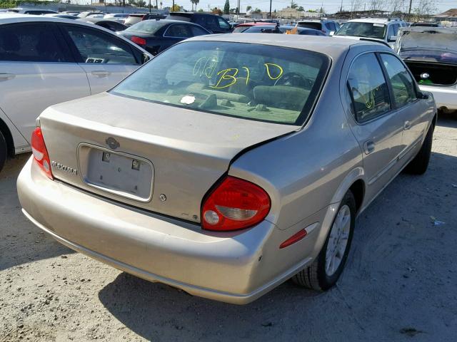 JN1CA31D11T839915 - 2001 NISSAN MAXIMA GXE GOLD photo 4