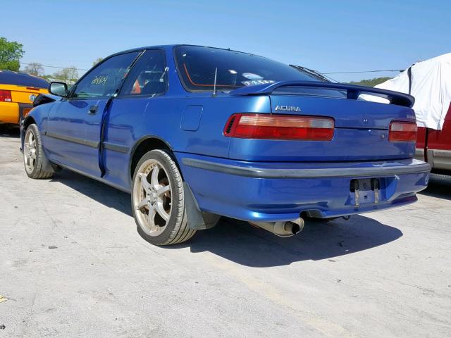 JH4DA9441NS003046 - 1992 ACURA INTEGRA RS BLUE photo 3