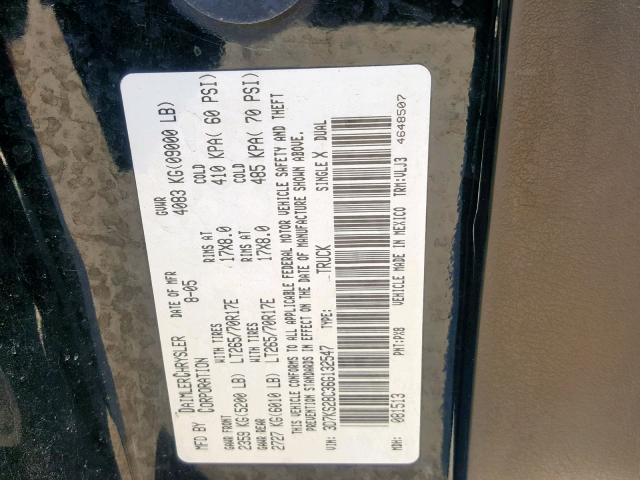 3D7KS28C36G132547 - 2006 DODGE RAM 2500 S Qara foto 10