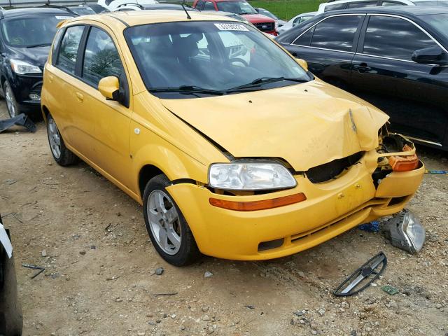 KL1TD66657B779790 - 2007 CHEVROLET AVEO BASE ყვითელი ფოტო 1