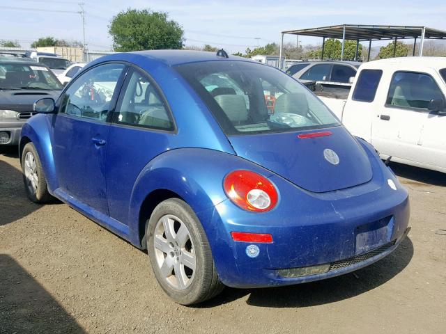 3VWPG31CX7M513104 - 2007 VOLKSWAGEN NEW BEETLE ლურჯი ფოტო 3