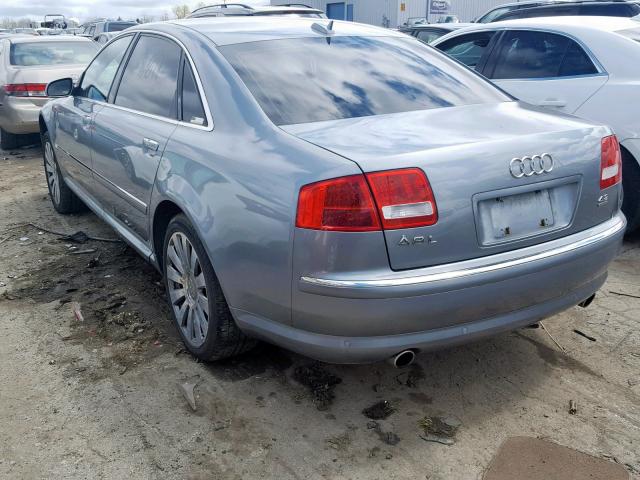 WAUML44E26N007644 - 2006 AUDI A8 L QUATT BLUE photo 3