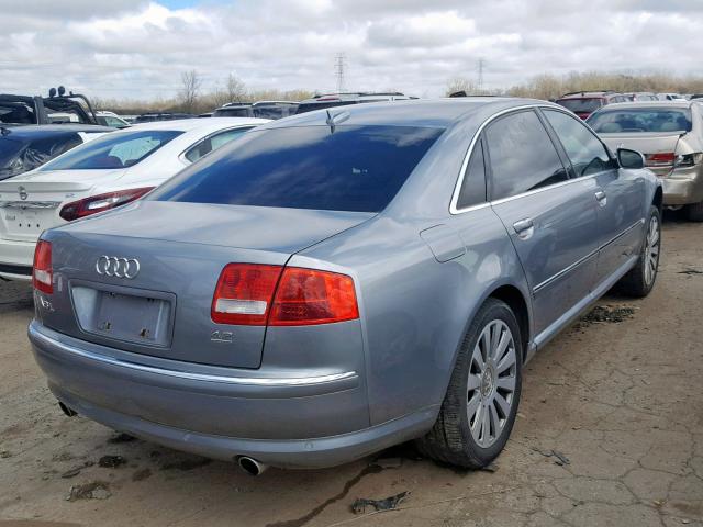 WAUML44E26N007644 - 2006 AUDI A8 L QUATT BLUE photo 4