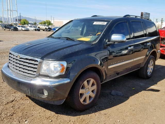 1A8HW58207F587076 - 2007 CHRYSLER ASPEN LIMI BLACK photo 2