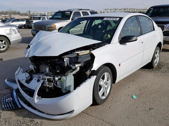 1G8AJ55F77Z209389 - 2007 SATURN ION LEVEL WHITE photo 2