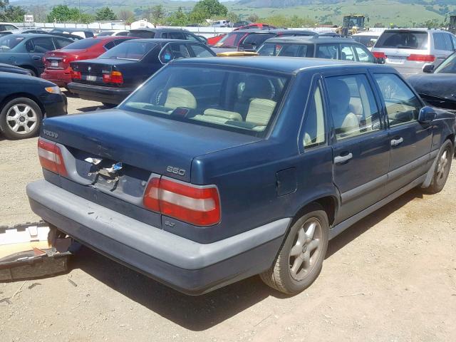 YV1LS5543T1284524 - 1996 VOLVO 850 BASE GREEN photo 4