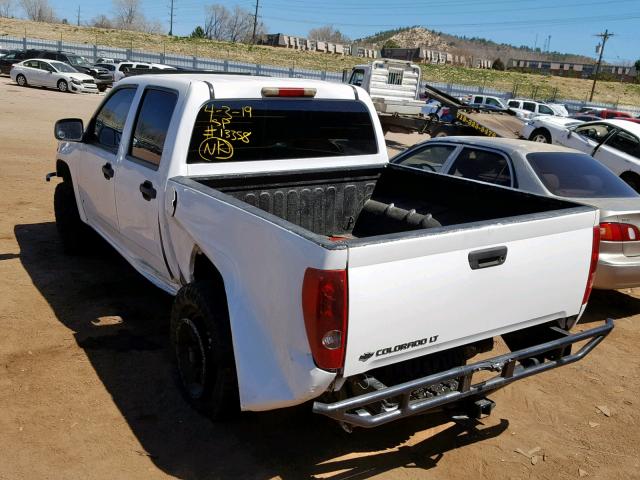 1GCDT13EX78219386 - 2007 CHEVROLET COLORADO WHITE photo 3