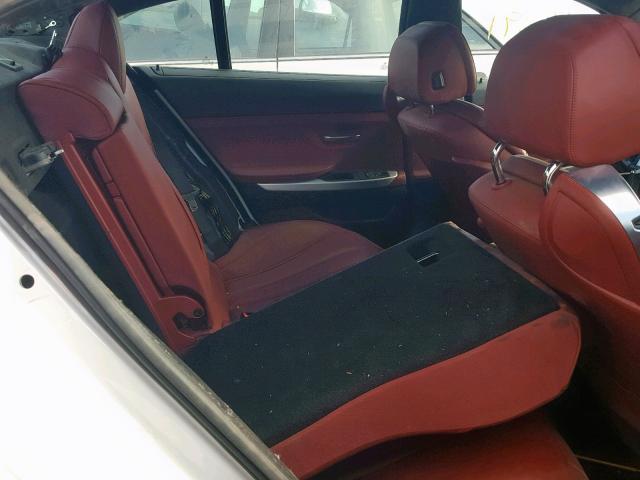 WBA6D0C58HG639670 - 2017 BMW 640 I WHITE photo 6