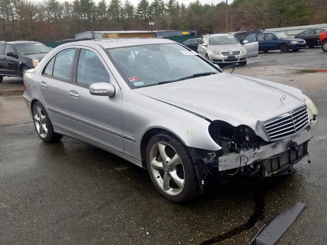 WDBRF40J74F490914 - 2004 MERCEDES-BENZ C 230K SPO SILVER photo 1