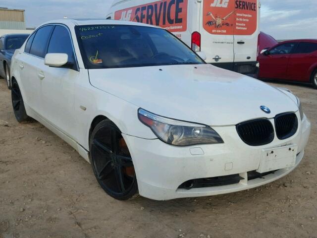 WBANE53597CW67974 - 2007 BMW 525 I WHITE photo 1