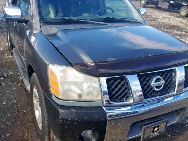 5N1AA08A45N723693 - 2005 NISSAN ARMADA SE GRAY photo 9