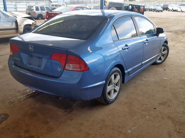 1HGFA16828L051408 - 2008 HONDA UK BLUE photo 4