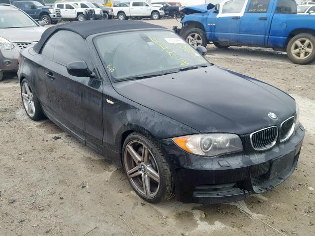 WBAUN7C55BVM25509 - 2011 BMW 135 I BLACK photo 1